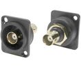 Connecteur RF, BNC, Laiton, Prise femelle, Droit, 50Ohm, Vis